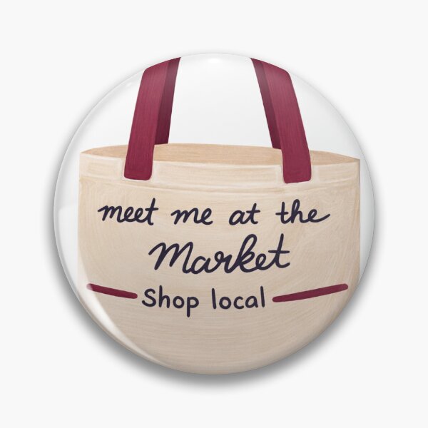 Aperçu de l'œuvre Sac cabas de marché créée et vendue par E. Murphy Studio.