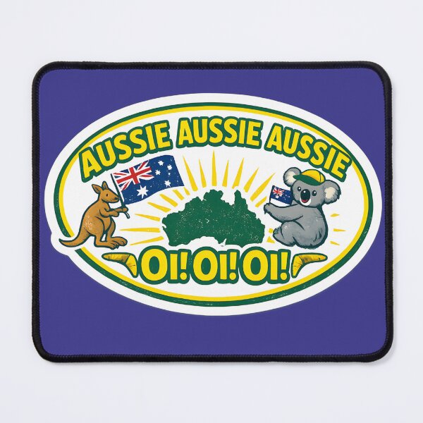 Item preview, Aussie Aussie Aussie Oi Oi Oi! | Australia Pride Kangaroo & Koala designed and sold by RockyLambda.