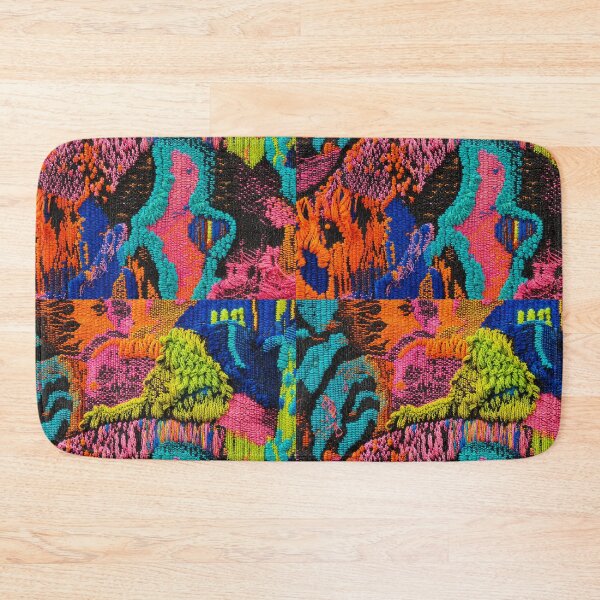 Item preview, Electric Colorful Jacquard Textile Pattern designed and sold by frumixart.