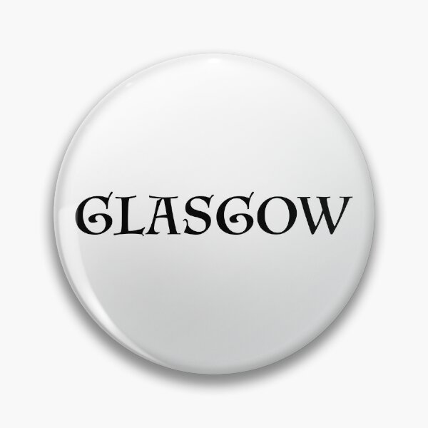 Item preview, Glasgow old medieval style text (Black) designed and sold by STUDIO-72.