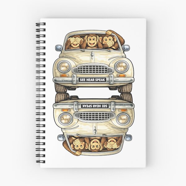 Item preview, Three Wise Monkeys in a car designed and sold by JamesDunican.