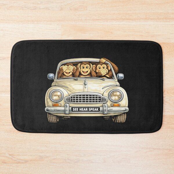 Item preview, Three Wise Monkeys in a car designed and sold by JamesDunican.