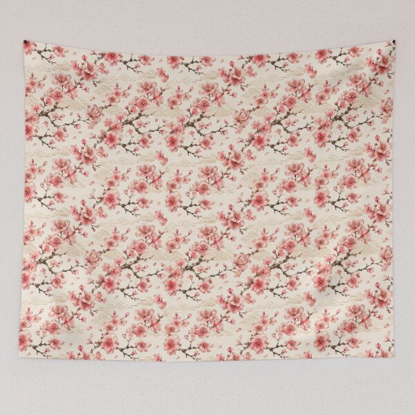 Item preview, Cherry Blossom Sakura Watercolor Pattern designed and sold by ArtStyleAlice.