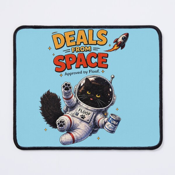 Item preview, Deals From Space – Floof the Astronaut Cat designed and sold by lumar23.