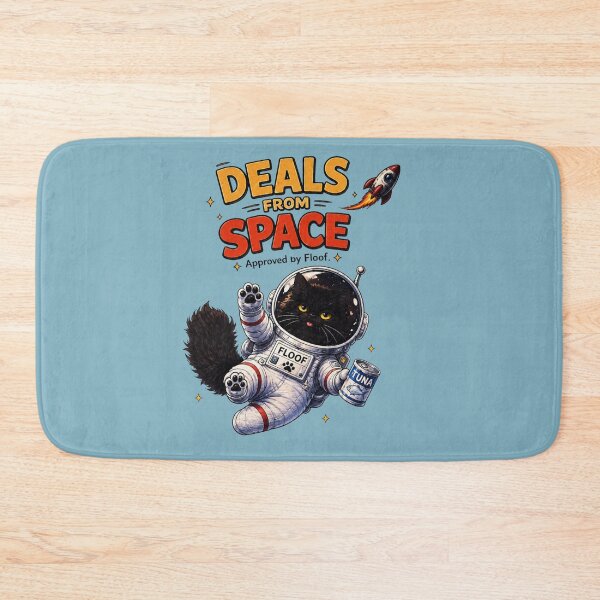 Item preview, Deals From Space – Floof the Astronaut Cat designed and sold by lumar23.