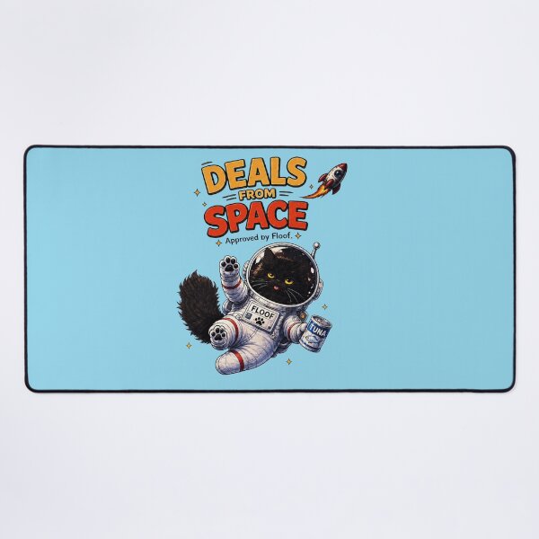 Item preview, Deals From Space – Floof the Astronaut Cat designed and sold by lumar23.