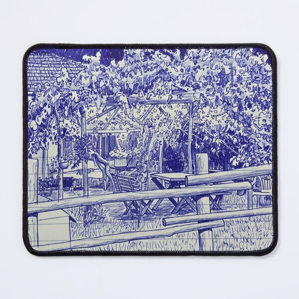 Item preview, House in the garden in the moonlight designed and sold by ByBRCKStore.