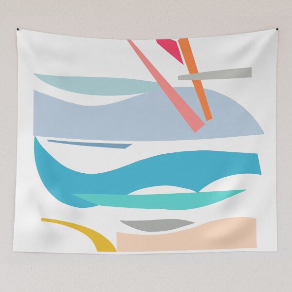 Item preview,     Coastal Layers Abstract Landscape designed and sold by kdunawaydesign.
