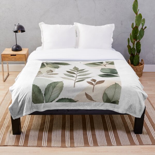 Artikelvorschau, Sage Green Botanical Leaves Print | Minimal Nature Wall Art entworfen und verkauft von GalleryPeak.