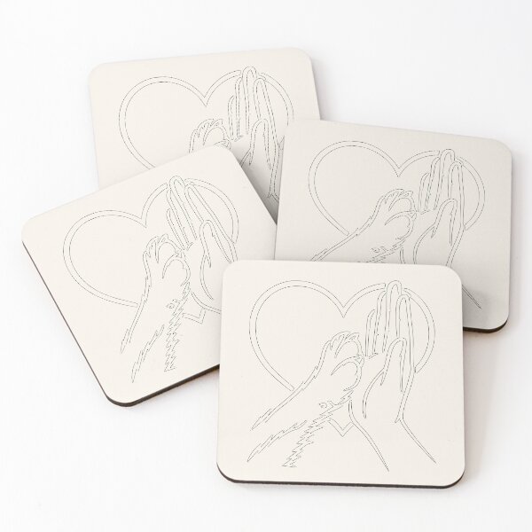 Item preview, Pet Paw High Five Heart designed and sold by Corvoria.