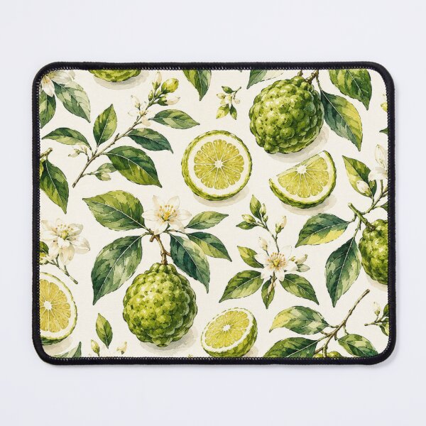 Item preview, Greek Bergamot Pattern | Watercolor Citrus Blossom Botanical Design designed and sold by Ioanna-Studio.