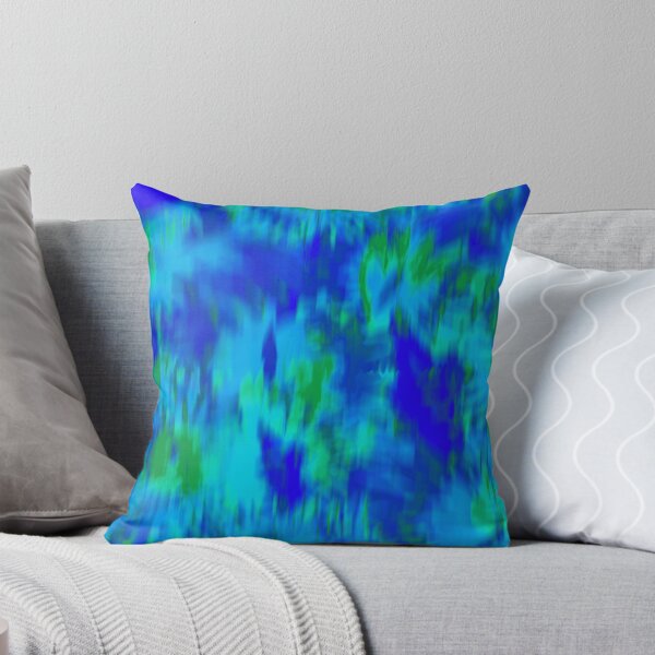 Item preview, Electric blue abstract tie dye designed and sold by tabithasowa.