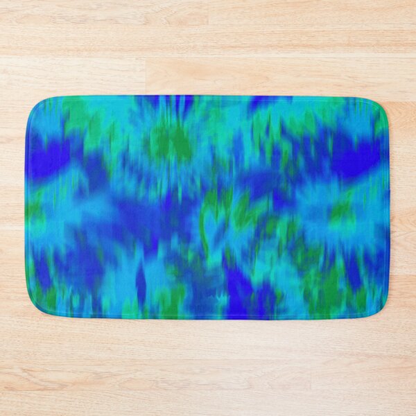 Aperçu de l'œuvre tie-dye abstrait bleu électrique créée et vendue par tabithasowa.