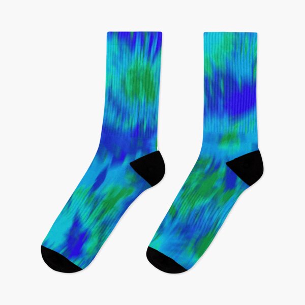 Item preview, Electric blue abstract tie dye designed and sold by tabithasowa.