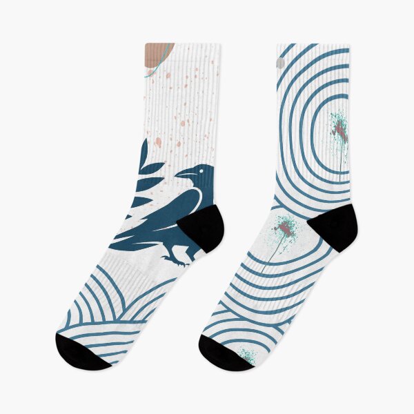 Item preview, Blue  bird with Floral and Geometric Patterns  designed and sold by FlowerSeller1.