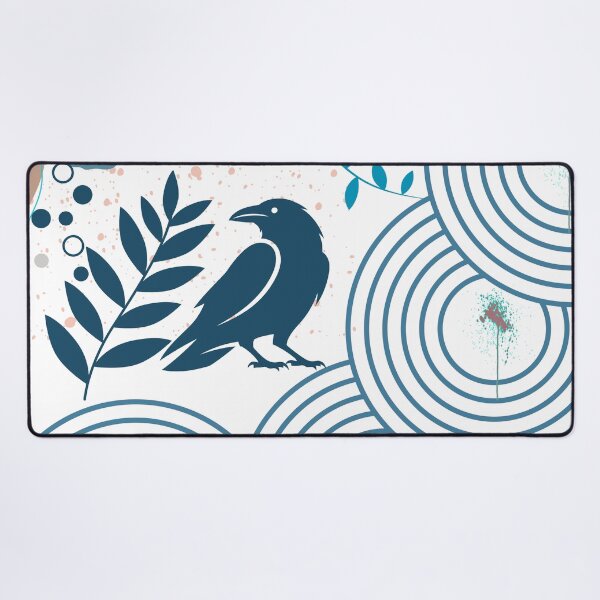 Item preview, Blue  bird with Floral and Geometric Patterns  designed and sold by FlowerSeller1.