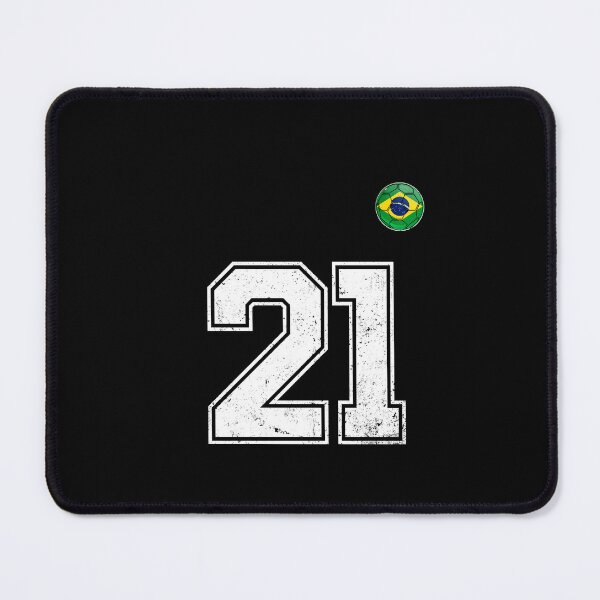 Item preview, Number 21 Brazil Futbol Football Brazilian soccer Flag Jersey designed and sold by RoyesButler.