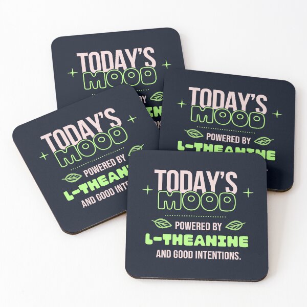 Item preview, Powered By L Theanine Funny Quote designed and sold by LinaValearte.