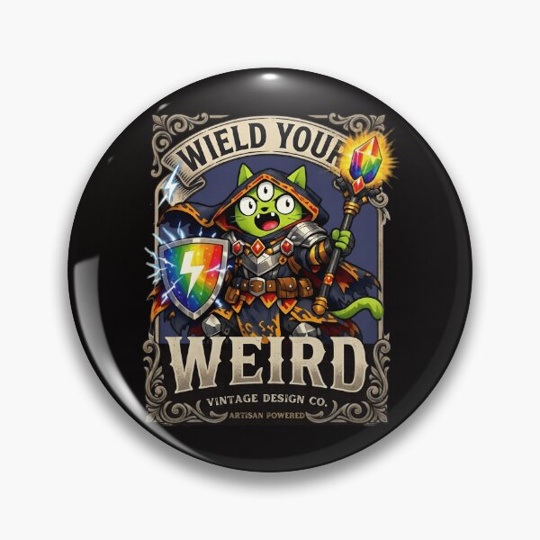 Item preview, Weild Your Weird - Funny Cat Warrioristory designed and sold by EverClassic.