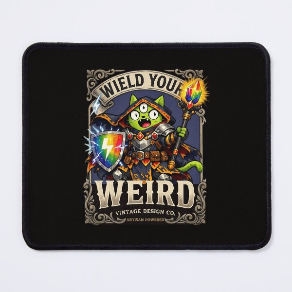 Item preview, Weild Your Weird - Funny Cat Warrioristory designed and sold by EverClassic.