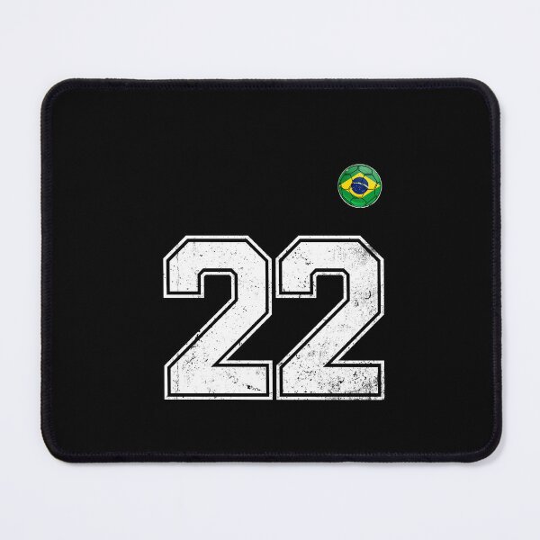 Item preview, Number 22 Brazil Futbol Football Brazilian soccer Flag Jersey designed and sold by RoyesButler.