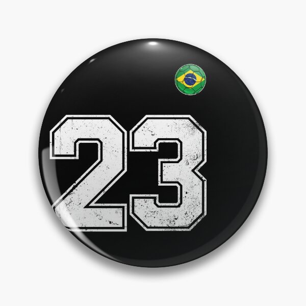 Item preview, Number 23 Brazil Futbol Football Brazilian soccer Flag Jersey designed and sold by RoyesButler.
