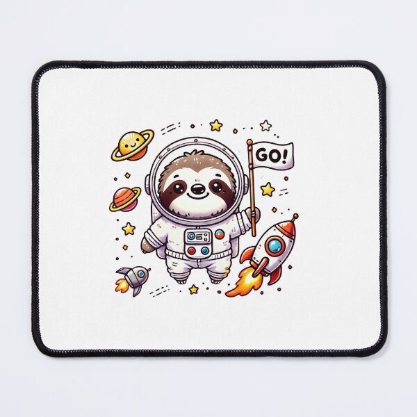 Item preview, Sloth Astronaut Go designed and sold by SiarheiYur.