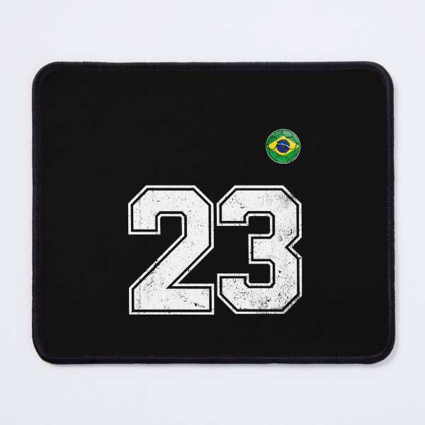 Item preview, Number 23 Brazil Futbol Football Brazilian soccer Flag Jersey designed and sold by RoyesButler.