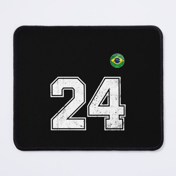 Item preview, Number 24 Brazil Futbol Football Brazilian soccer Flag Jersey designed and sold by RoyesButler.