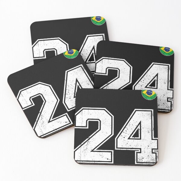 Item preview, Number 24 Brazil Futbol Football Brazilian soccer Flag Jersey designed and sold by RoyesButler.