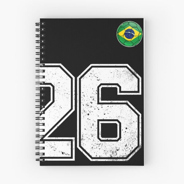 Item preview, Number 26 Brazil Futbol Football Brazilian soccer Flag Jersey designed and sold by RoyesButler.
