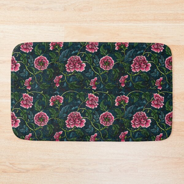 Aperçu de l'œuvre Motif vintage pivoine rose, baroque floral créée et vendue par NadiaChevrel.