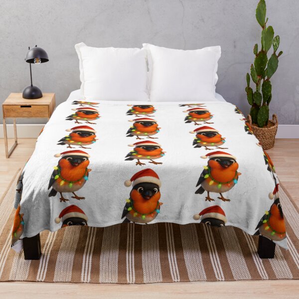 Item preview, Christmas Eurasian Bullfinch designed and sold by Sillytoe.