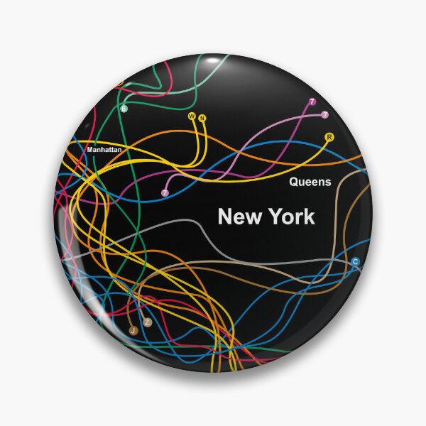 Item preview, New York city Subway metro abstract map designed and sold by oliver polanski.