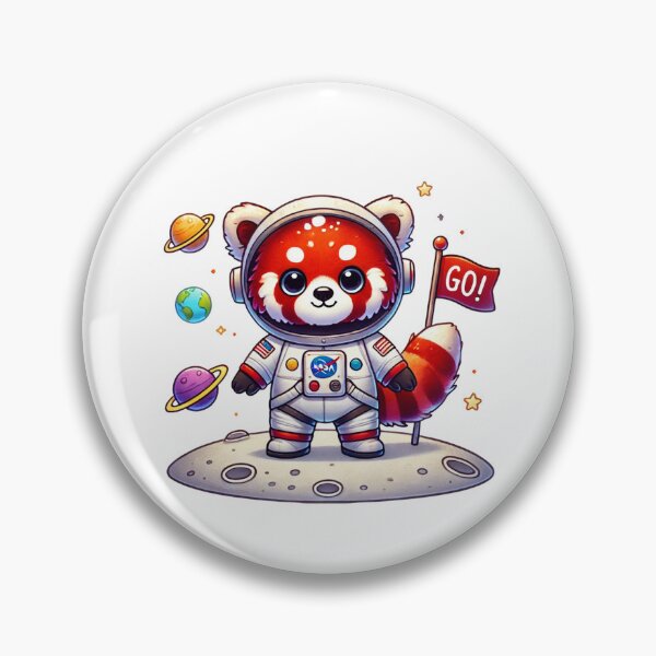 Item preview, Red Panda Astronaut designed and sold by SiarheiYur.