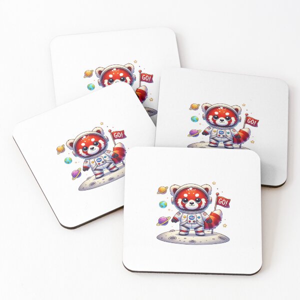 Item preview, Red Panda Astronaut designed and sold by SiarheiYur.