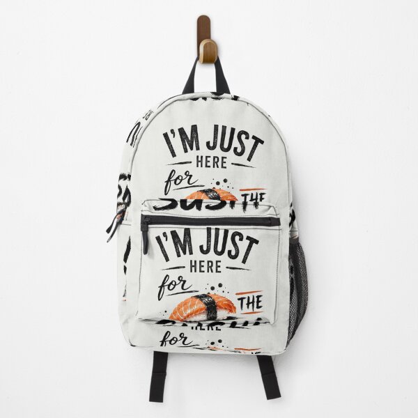 Item preview, I'm Just Here for the Sushi – Watercolor Sushi Lover Funny Foodie designed and sold by Verycutethings.