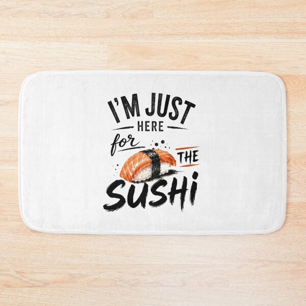 Item preview, I'm Just Here for the Sushi – Watercolor Sushi Lover Funny Foodie designed and sold by Verycutethings.