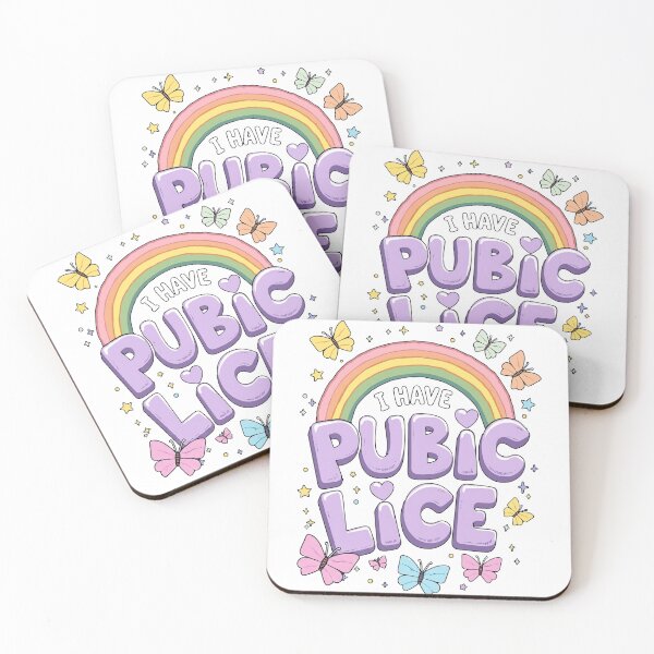 Item preview, Funny I Have Pubic Lice Cute Pastel Rainbow Shock Humor designed and sold by rediscoveredapp.