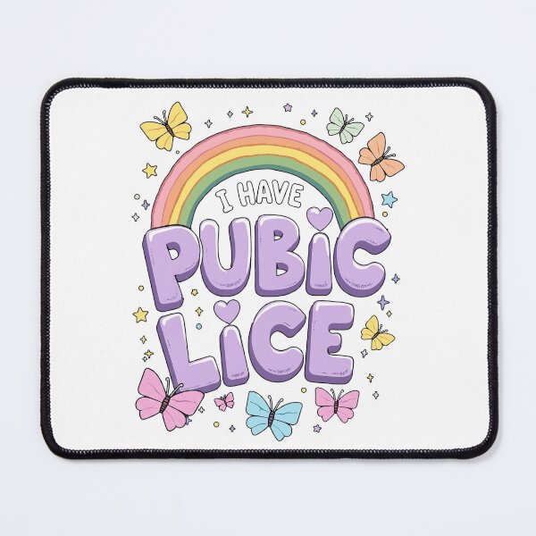 Item preview, Funny I Have Pubic Lice Cute Pastel Rainbow Shock Humor designed and sold by rediscoveredapp.