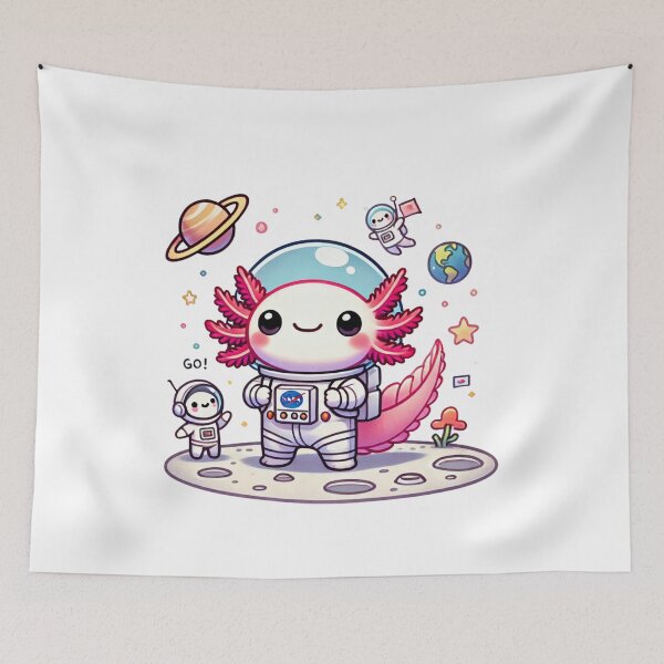 Item preview, Axolotl Astronaut designed and sold by SiarheiYur.