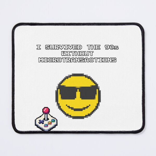 Item preview, I Survived The 90s Without Microtransactions Funny Gaming Meme designed and sold by DailyStickerLab.