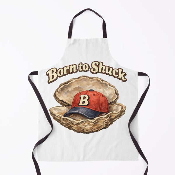 Item preview, Born to Shuck Oyster Baseball Pun designed and sold by Dresut.