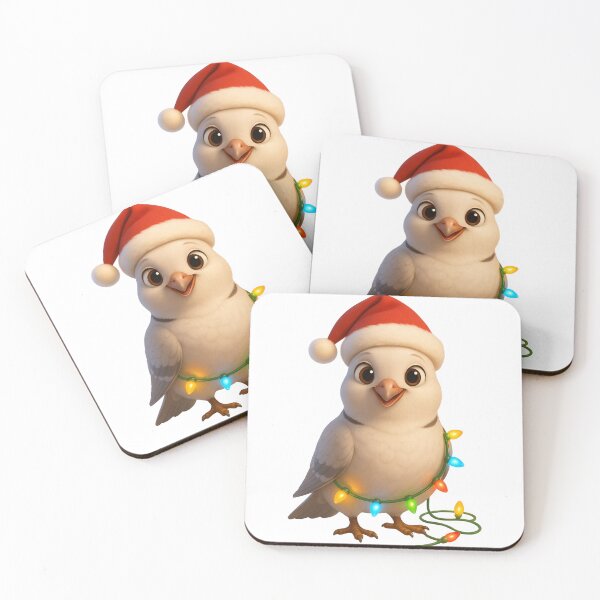 Item preview, Christmas Eurasian Collared Dove designed and sold by Sillytoe.