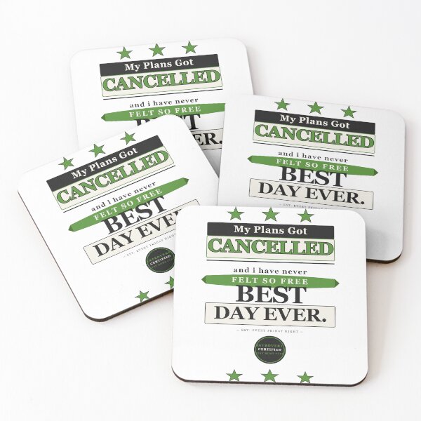 Item preview, My Plans Got Cancelled Best Day Ever Funny Introvert designed and sold by Mega-Shopping.
