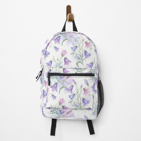 Item preview, Watercolor Pink and Purple Bellflowers  designed and sold by silviaol.