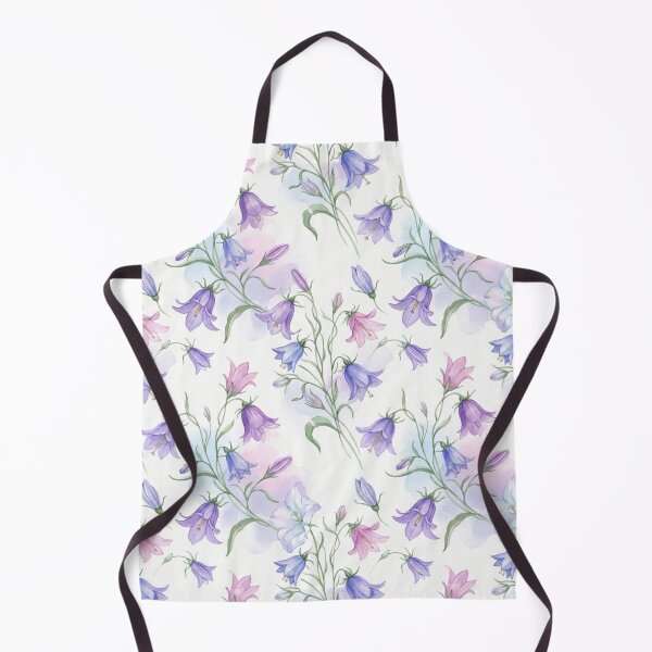 Item preview, Watercolor Pink and Purple Bellflowers  designed and sold by silviaol.