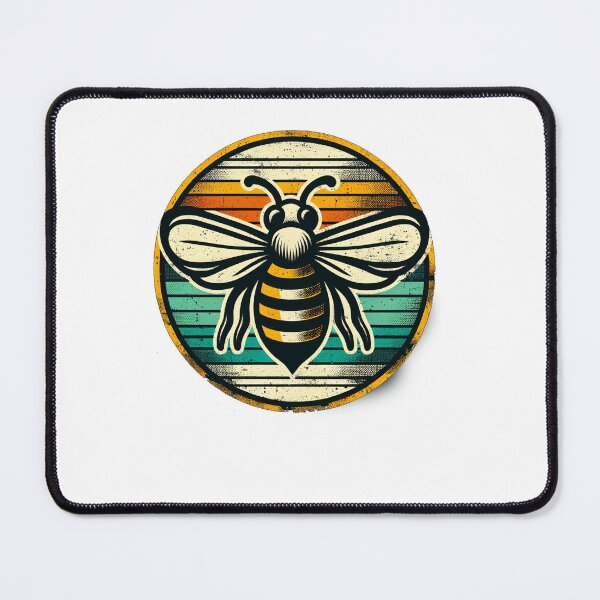 Item preview, Retro Bee Badge designed and sold by SiarheiYur.