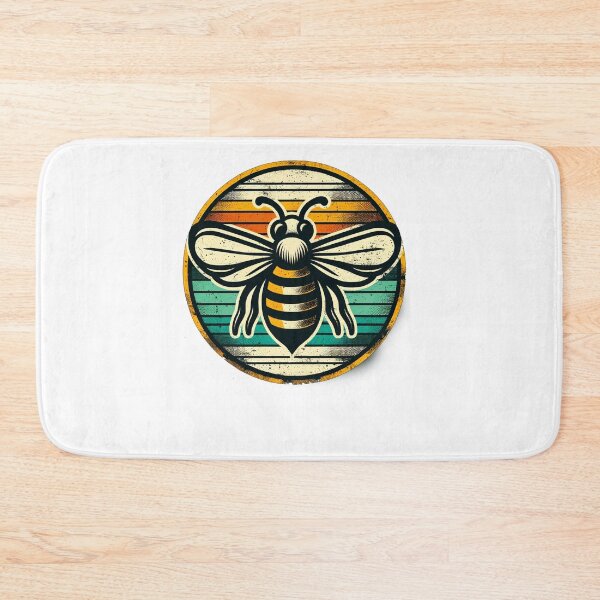 Item preview, Retro Bee Badge designed and sold by SiarheiYur.
