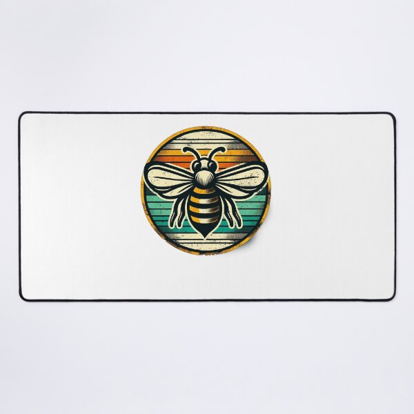 Item preview, Retro Bee Badge designed and sold by SiarheiYur.